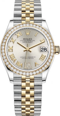 replica Rolex Datejust 31mm Stainless Steel and Yellow Gold Ladies Watch