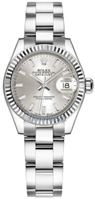 replica Rolex Lady Datejust 28mm Stainless Steel Ladies Watch 279174 Silver Index Oyster