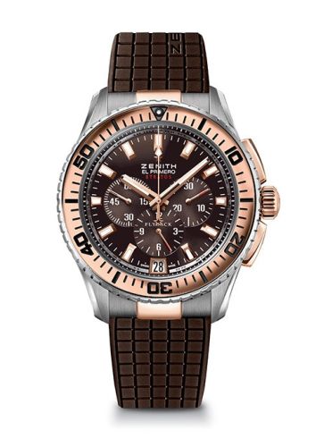 replica Zenith - 51.2061.405/75.R516 El Primero Stratos Flyback Two Tone