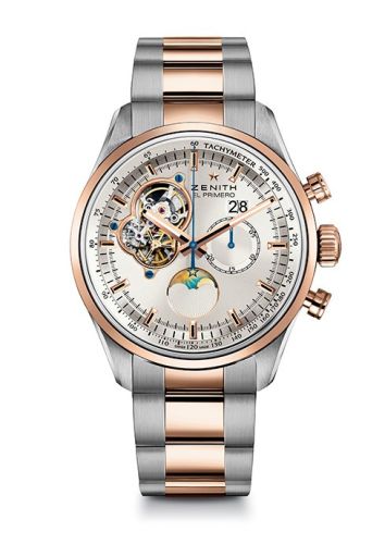 replica Zenith - 51.2160.4047/01.M2160 El Primero Chronomaster Grande Date Bi Color Bracelet