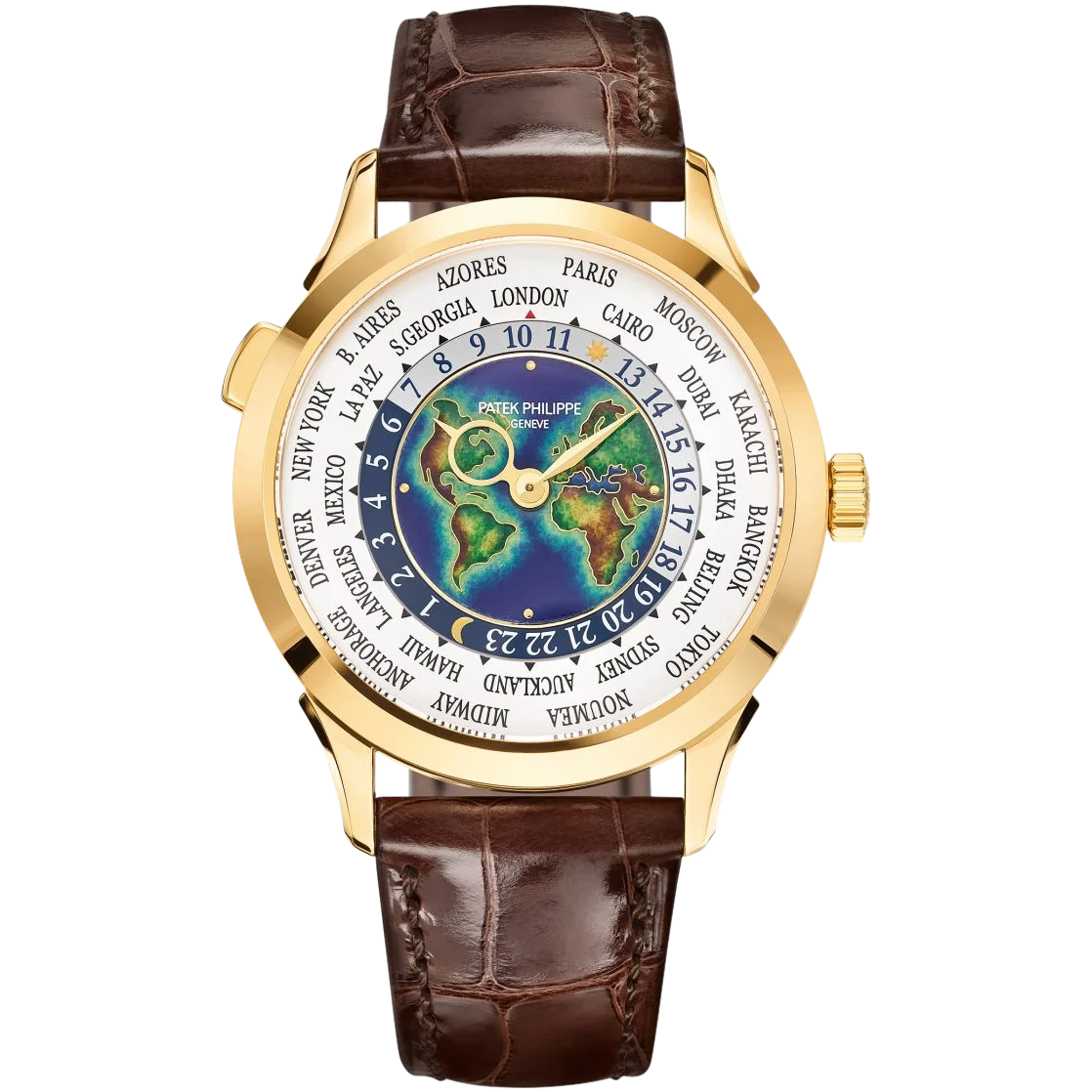 Super clone watch PATEK PHILIPPE COMPLICATIONS WORLD TIME 39.5MM 5131J-001