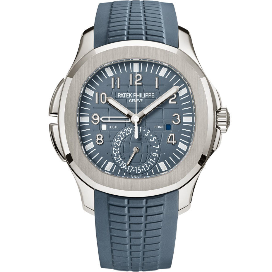 Super clone watch PATEK PHILIPPE AQUANAUT TRAVEL TIME 40.8MM 5164G-001