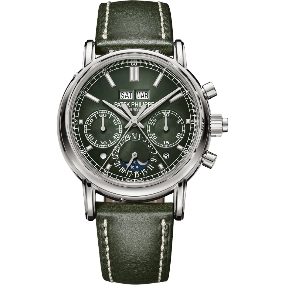 Super clone watch PATEK PHILIPPE GRAND COMPLICATIONS SPLIT-SECONDS CHRONOGRAPH PERPETUAL CALENDAR 40MM 5204G-001