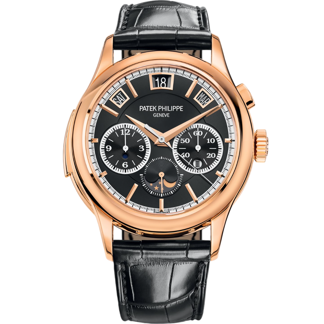 Super clone watch PATEK PHILIPPE GRAND COMPLICATIONS MINUTE REPEATER CHRONOGRAPH PERPETUAL CALENDAR 42MM 5208R-001