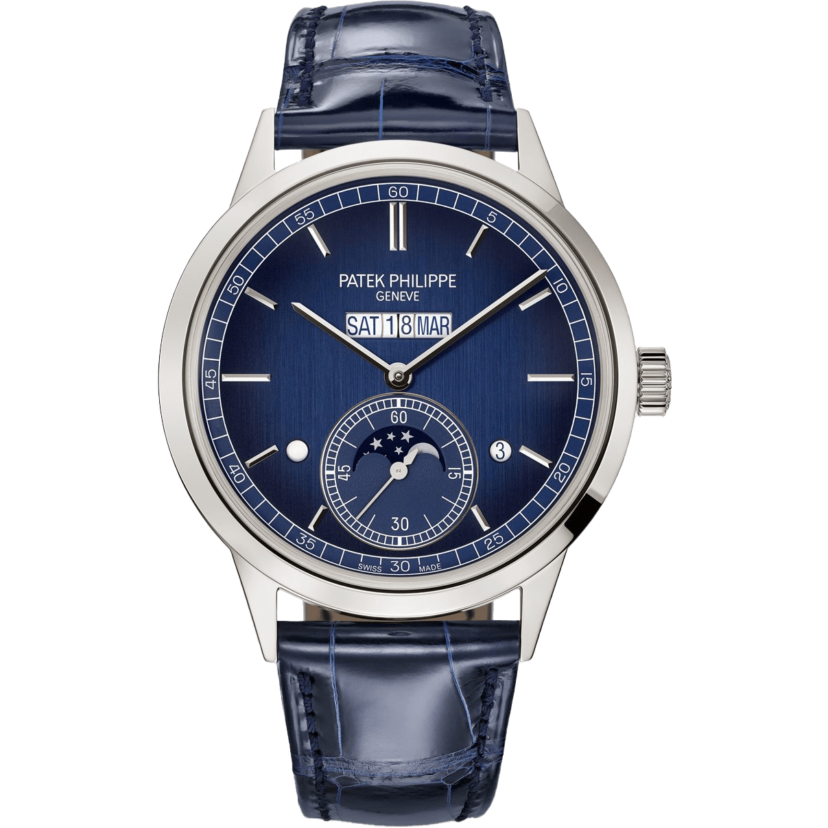 Super clone watch PATEK PHILIPPE GRAND COMPLICATIONS IN-LINE PERPETUAL CALENDAR 41.3MM 5236P-001