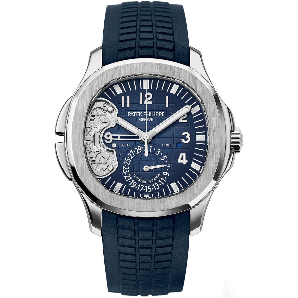 Super clone watch PATEK PHILIPPE AQUANAUT TRAVEL TIME ADVANCED RESEARCH 40.8MM 5650G-001