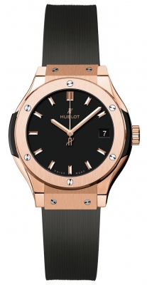 replica Hublot Classic Fusion Quartz 33mm Ladies Watch 581.ox.1181.rx