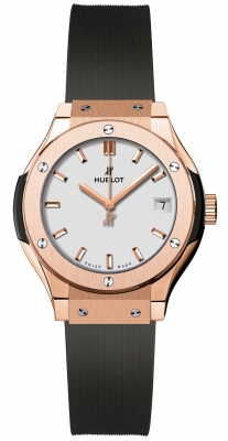 replica Hublot Classic Fusion Quartz 33mm Ladies Watch 581.ox.2611.rx