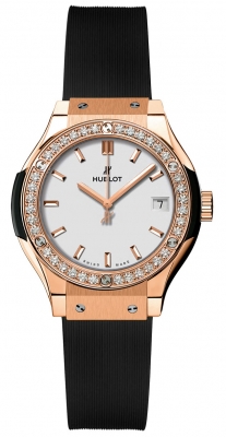 replica Hublot Classic Fusion Quartz 33mm Ladies Watch 581.ox.2611.rx.1104