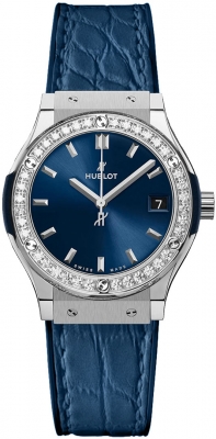 replica Hublot Classic Fusion Quartz 33mm Ladies Watch 581.NX.7170.LR.1104