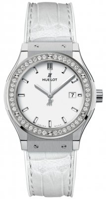 replica Hublot Classic Fusion Quartz 33mm Ladies Watch 581.ne.2010.lr.1204