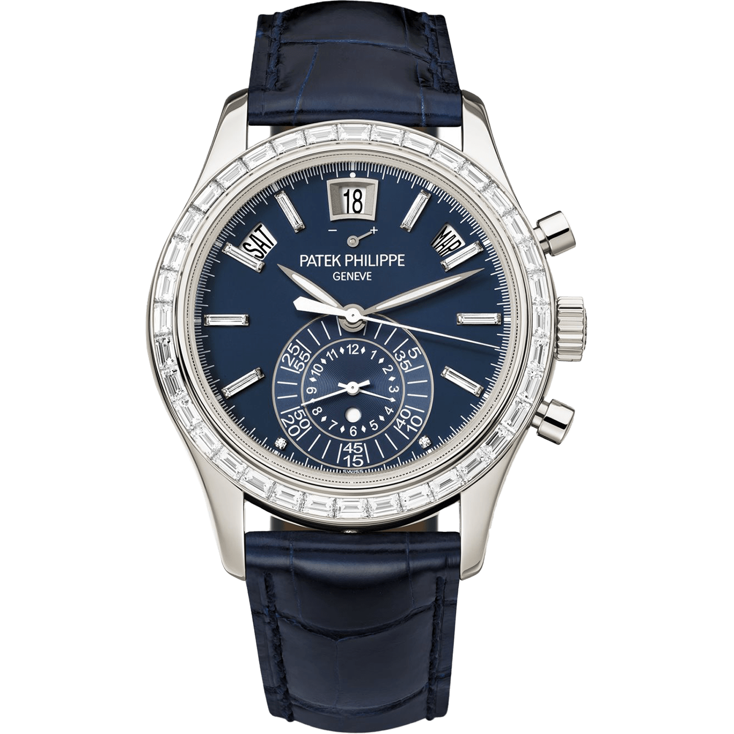 Super clone watch PATEK PHILIPPE COMPLICATIONS CHRONOGRAPH ANNUAL CALENDAR 40.5 MM 5961P-001