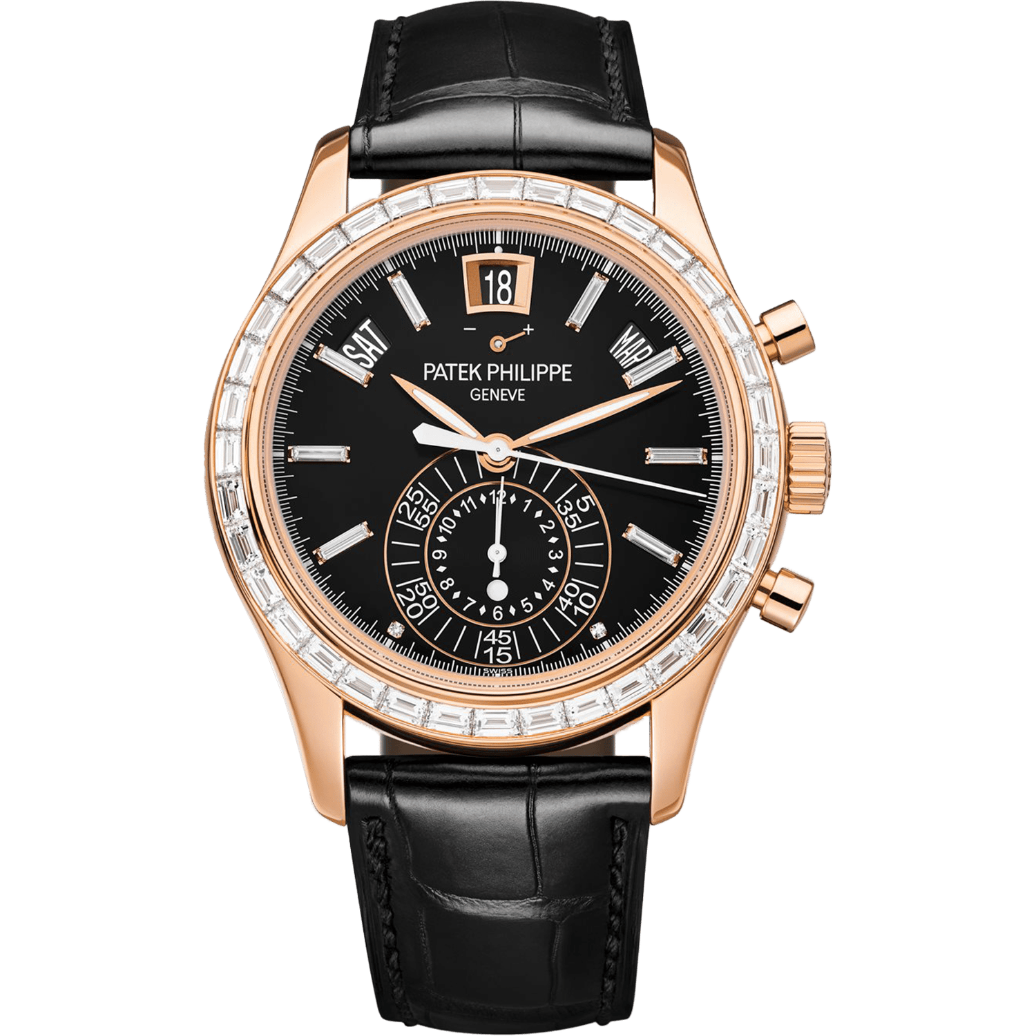 Super clone watch PATEK PHILIPPE COMPLICATIONS CHRONOGRAPH ANNUAL CALENDAR 40.5MM 5961R-010