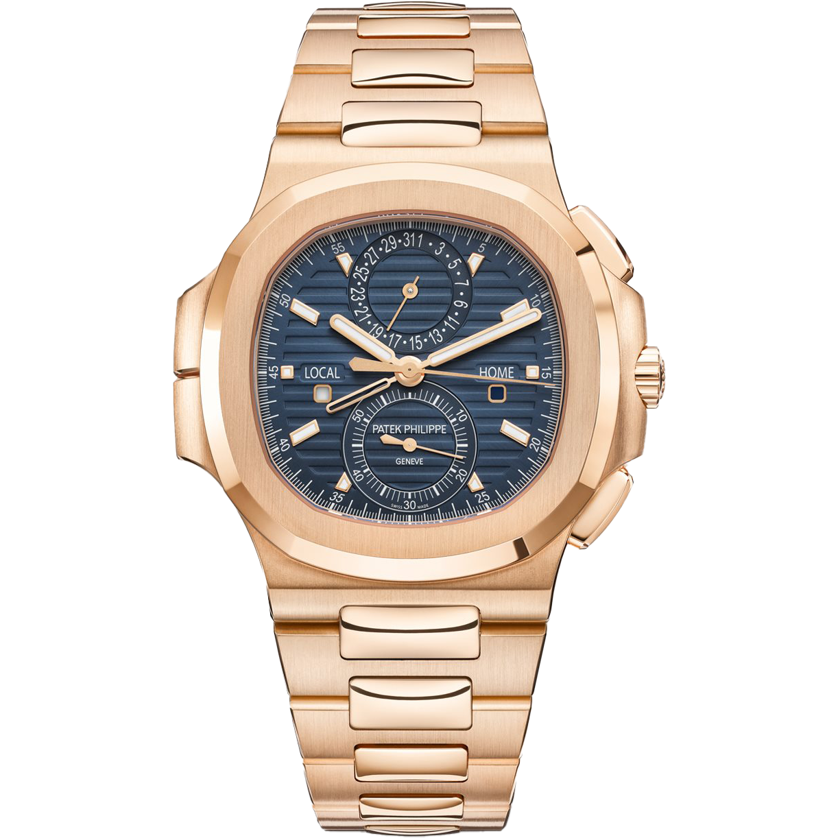 Super clone watch PATEK PHILIPPE NAUTILUS FLYBACK CHRONOGRAPH TRAVEL TIME 40.5MM 5990/1R-001