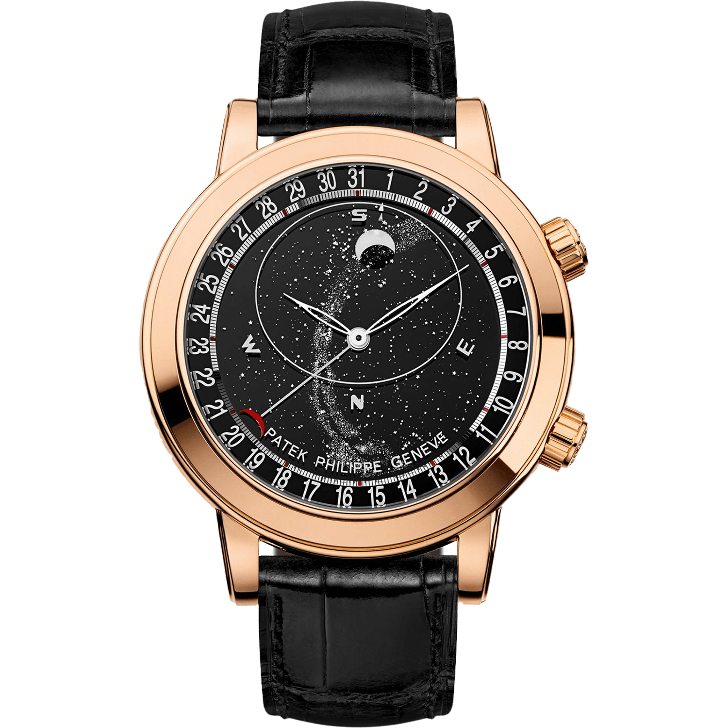 Super clone watch PATEK PHILIPPE GRAND COMPLICATIONS CELESTIAL MOON AGE 44MM 6102R-001