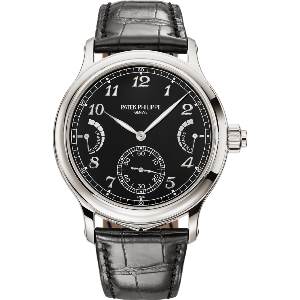 Super clone watch PATEK PHILIPPE GRAND COMPLICATIONS GRANDE AND PETITE SONNERIE MINUTE REPEATER 45MM 6301P-001