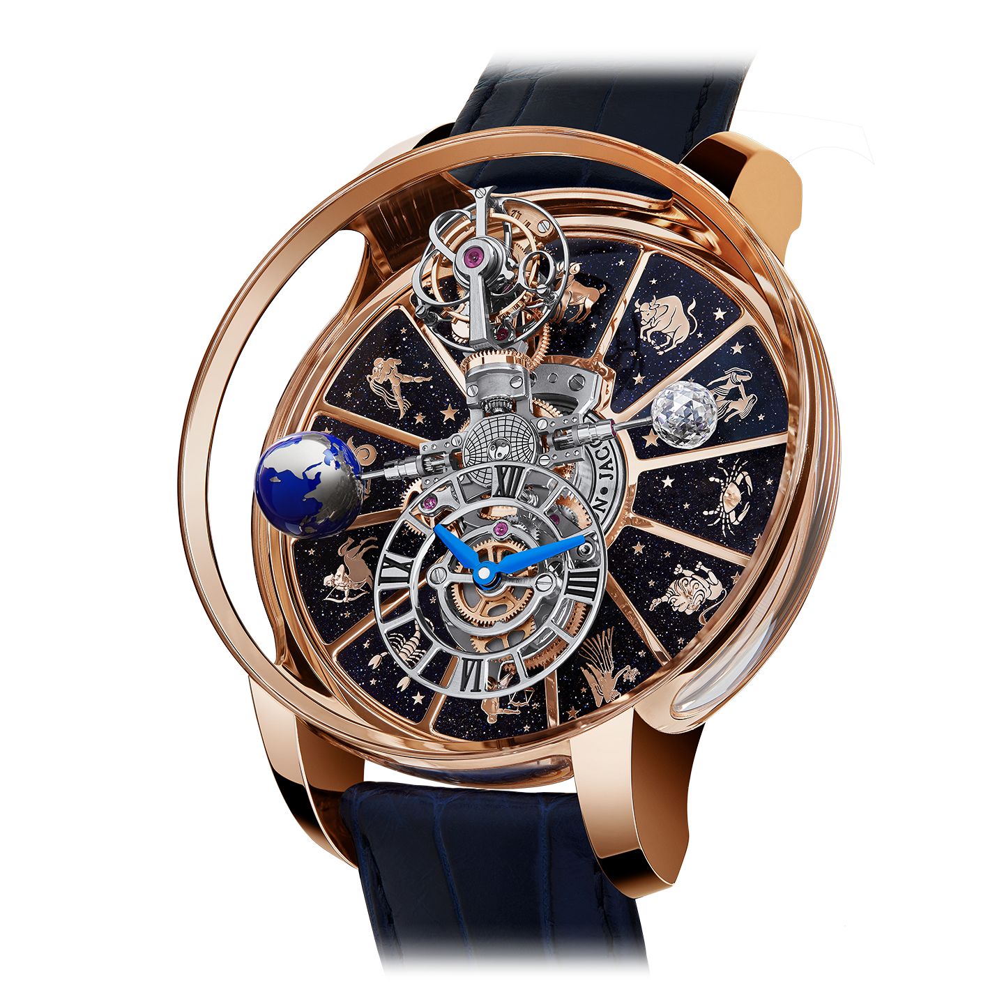 luxury replica watch JACOB & CO. ASTRONOMIA TOURBILLON ZODIAC LIMITED EDITION 50MM AT100.40.AC.AB.B