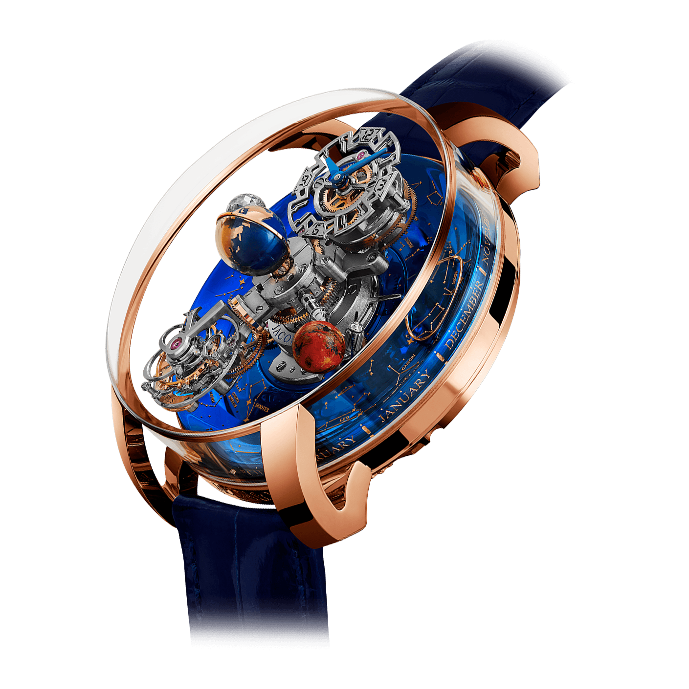 luxury replica watch JACOB & CO. ASTRONOMIA TOURBILLON SKY SAPPHIRE MARS LIMITED EDITION 47MM AT113.40.AA.AA.A