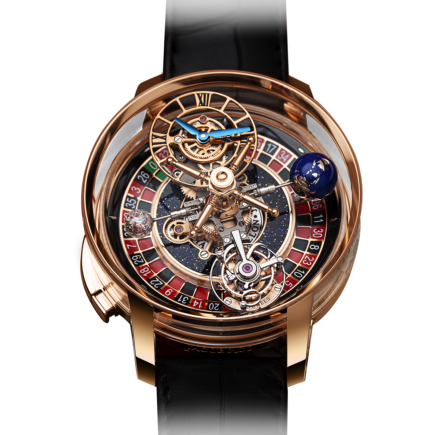 luxury replica watch JACOB & CO. ASTRONOMIA TOURBILLON CASINO LIMITED EDITION 47MM AT160.40.AB.AB.B