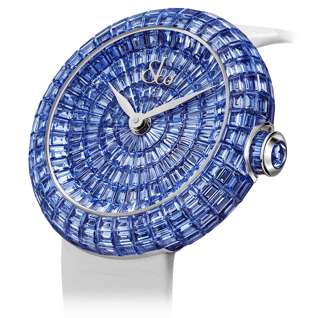 luxury replica watch JACOB & CO. BRILLIANT FULL BAGUETTE ICY BLUE SAPPHIRES LIMITED EDITION 38MM BA521.30.BI.BI.A