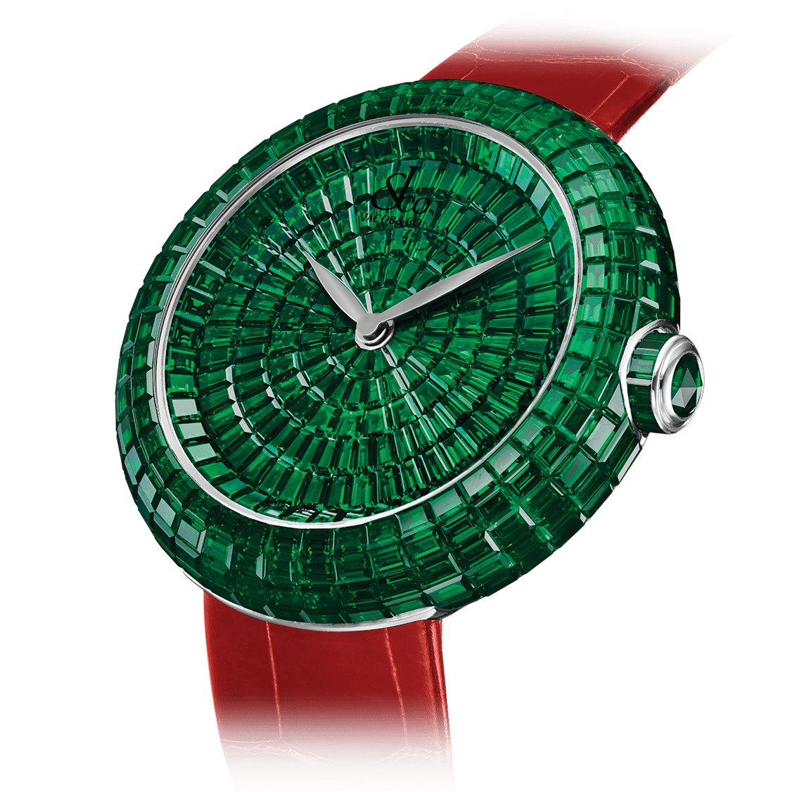 luxury replica watch JACOB & CO. BRILLIANT FULL BAGUETTE EMERALDS LIMITED EDITION 38MM BA521.30.BZ.BZ.A