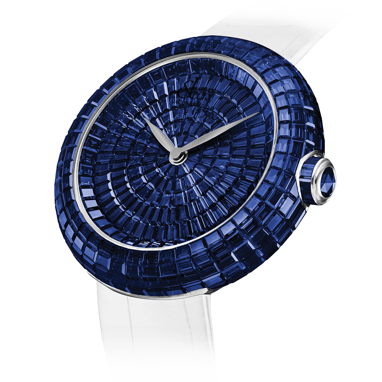 luxury replica watch JACOB & CO. BRILLIANT FULL BAGUETTE BLUE SAPPHIRES LIMITED EDITION 44MM BA534.30.BB.BB.A