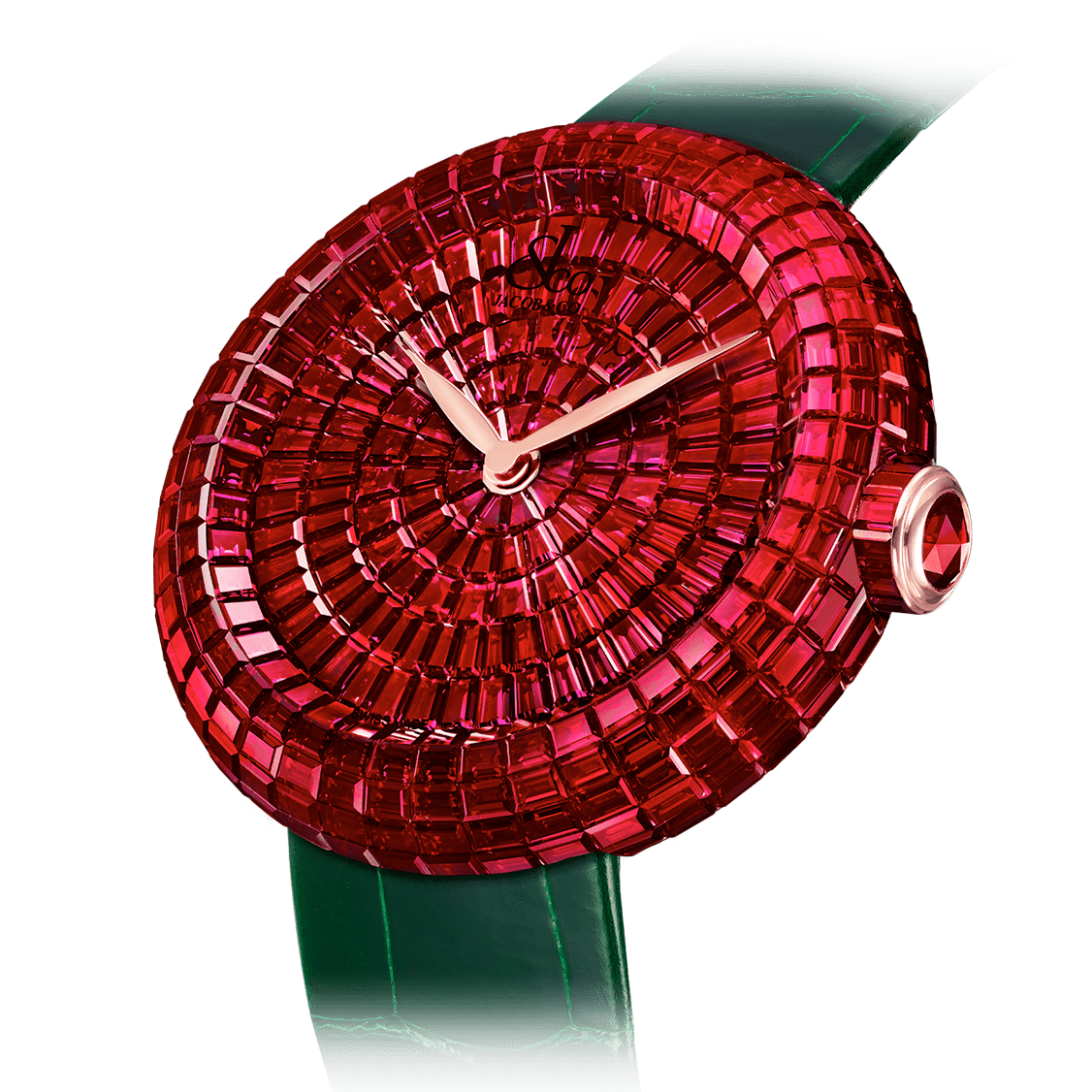 luxury replica watch JACOB & CO. BRILLIANT FULL BAGUETTE RUBIES LIMITED EDITION 44MM BA534.40.BR.BR.A