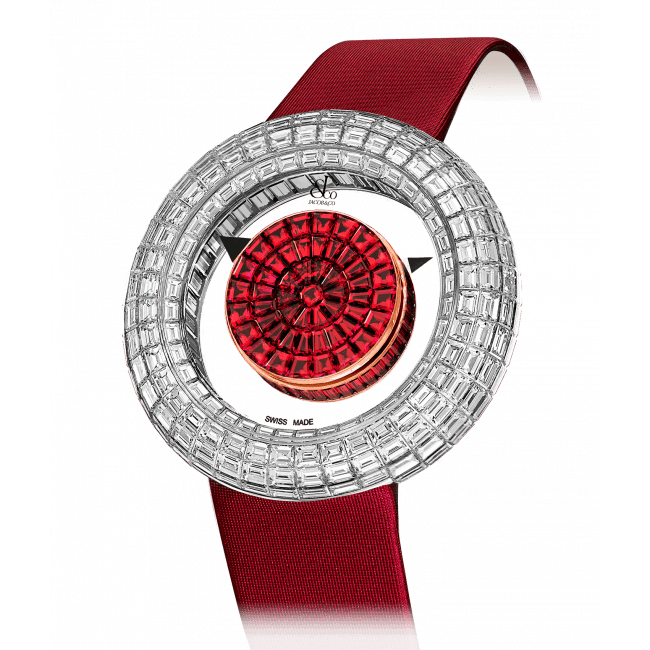 luxury replica watch JACOB & CO. BRILLIANT MYSTERY BAGUETTE RUBIES LIMITED EDITION 44MM BM555.34.BD.BR.B