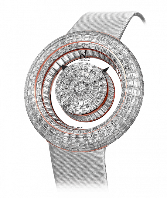 luxury replica watch JACOB & CO. BRILLIANT MYSTERY BAGUETTE WHITE DIAMONDS LIMITED EDITION 44MM BM555.40.BD.BD.B