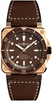 replica Bell & Ross BR03-92 Diver 42mm Mens Watch BR0392-D-BR-BR/SCA