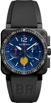 replica Bell & Ross BR03-94 Chronograph 42mm Mens Watch BR0394-PAF1-CE/SRB