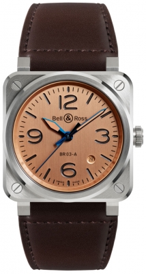 replica Bell & Ross BR 03 Automatic 41mm Mens Watch BR03A-GB-ST/SCA