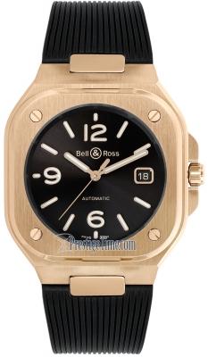 replica Bell & Ross BR 05 Automatic 40mm Mens Watch BR05A-BL-PG/SRB