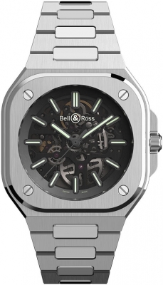 replica Bell & Ross BR 05 Automatic 40mm Mens Watch BR05A-BL-SK-ST/SST