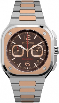 replica Bell & Ross BR 05 Chronograph 42mm Mens Watch BR05C-LDA/SSG