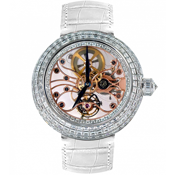 luxury replica watch JACOB & CO. BRILLIANT SKELETON TOURBILLON DIAMONDS LIMITED EDITION 47MM BT542.30.BD.DA.B