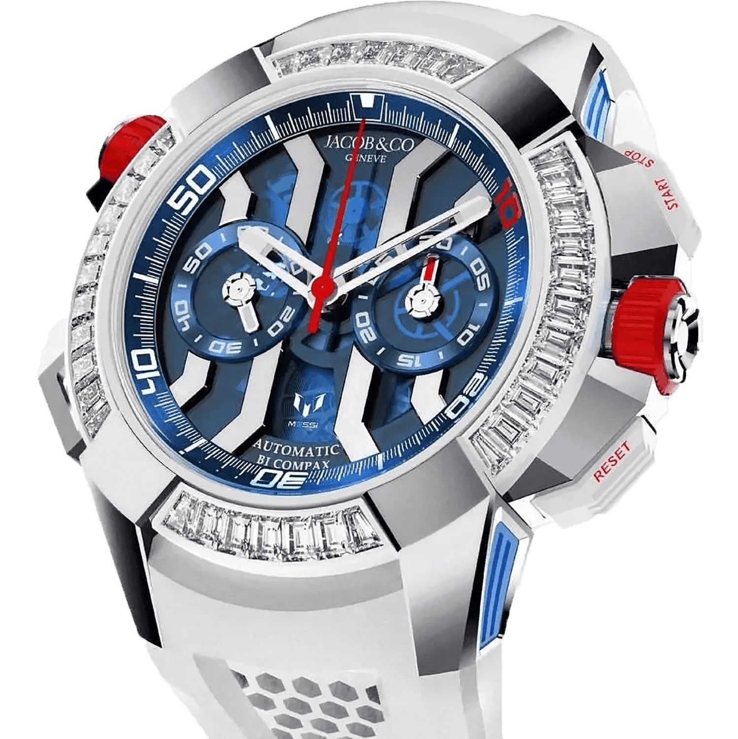 luxury replica watch JACOB & CO. EPIC-X CHRONO MESSI LIMITED EDITION 47MM EC423.32.OE.LL.J