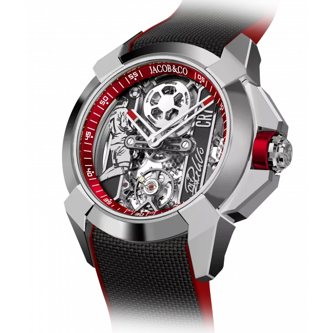 luxury replica watch JACOB & CO. EPIC X FLIGHT OF CR7 LIMITED EDITION 44MM EX120.10.AF.AA.ABRUA