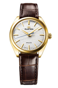 replica watch Grand Seiko Spring Drive 18K Yellow Gold 20th Anniversary SBGY002