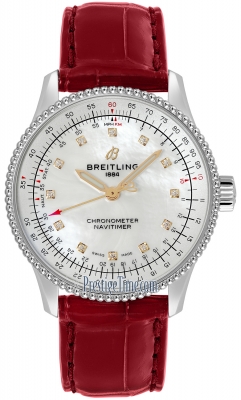 replica Breitling Navitimer Automatic 35 Ladies Watch a17395211a1p5