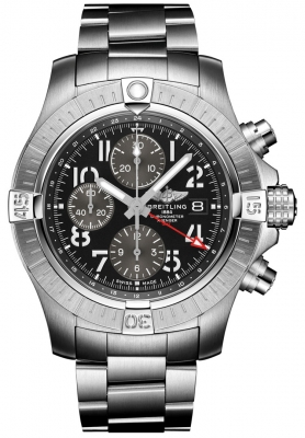 replica Breitling Avenger Chronograph GMT 45 Mens Watch