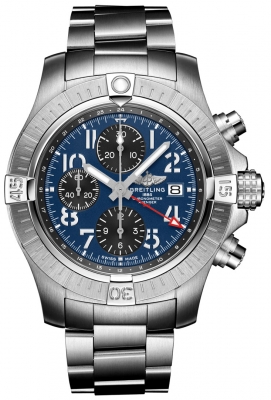 replica Breitling Avenger Chronograph GMT 45 Mens Watch