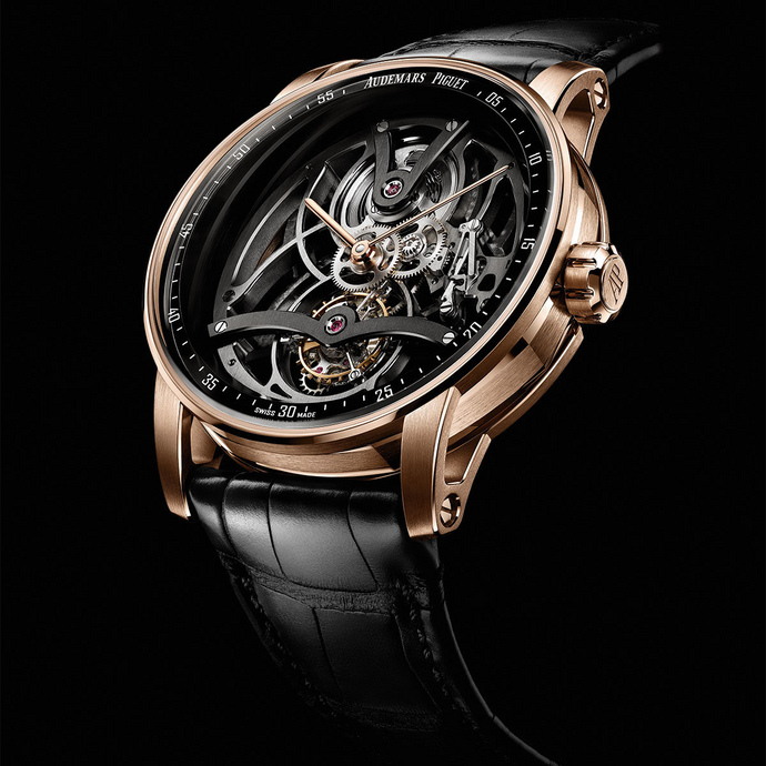 replica Code 11.59 by Audemars Piguet Tourbillon Openworked 26600OR.OO.D002CR.01 watch