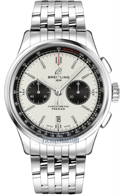 replica Breitling Premier B01 Chronograph 42 Mens Watch ab0118221g1a1