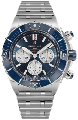 Breitling Super Chronomat B01 44mm Mens Watch ab0136161c1a1