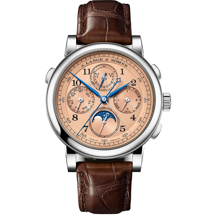 replica A. Lange & Söhne 1815 Rattrapante Perpetual Calendar watch 421.056FE