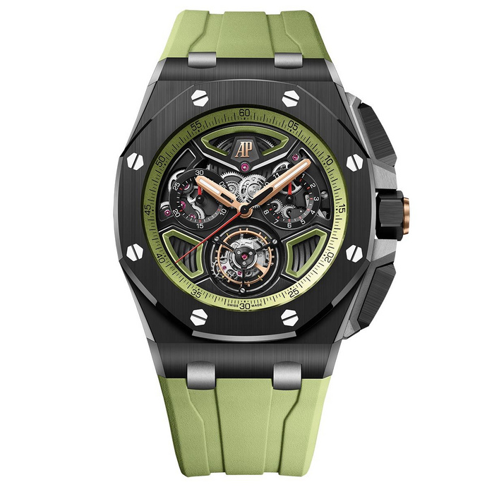 replica Audemars Piguet Royal Oak Offshore Selfwinding Flying Tourbillon Chronograph 26622CE.OO.D062CA.01 watch