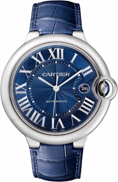 Cartier Ballon Bleu 42mm Stainless Steel Automatic Men's Watch W