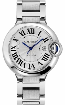 Cartier Ballon Bleu 42mm Automatic Steel Men's Watch WSBB0049