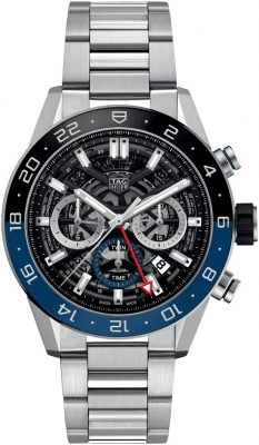 replica Tag Heuer Carrera Calibre Heuer 02 GMT 45mm Mens Watch cbg2a1z.ba0658